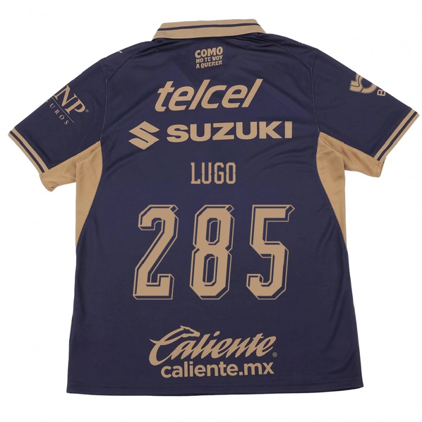 Danxen Bambino Maglia Nicolás Lugo #285 Viola Marrone Kit Gara Home 2026/27 Maglietta