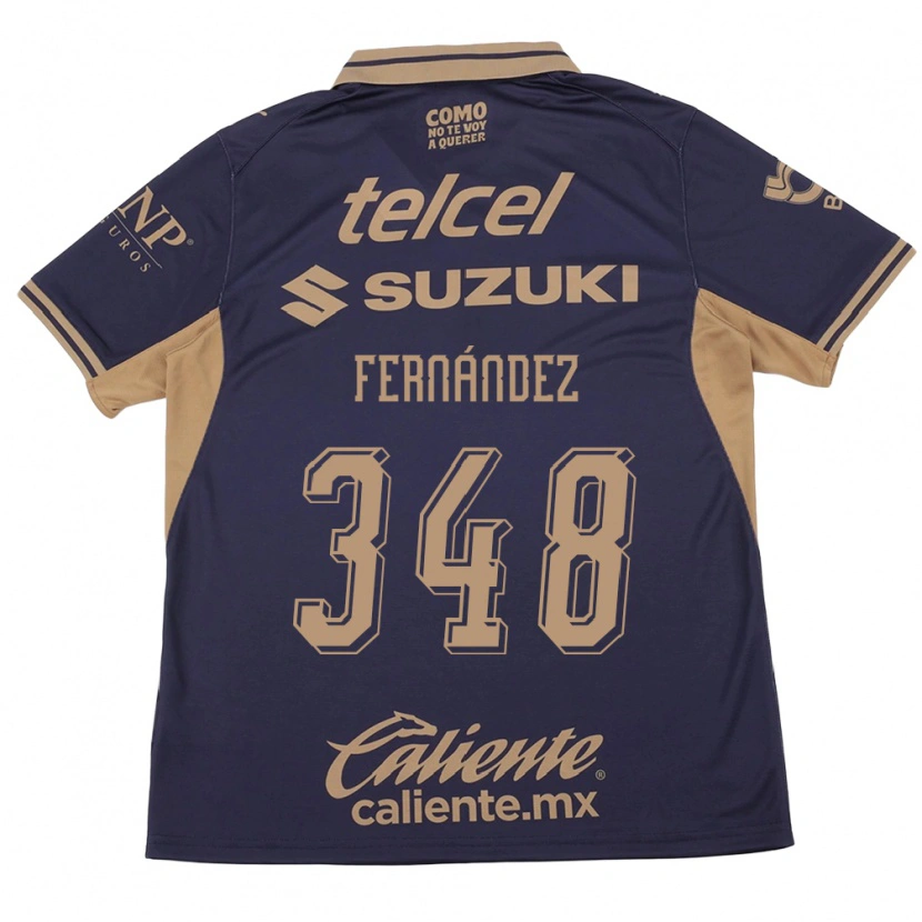 Danxen Bambino Maglia Yerik Fernández #348 Viola Marrone Kit Gara Home 2026/27 Maglietta