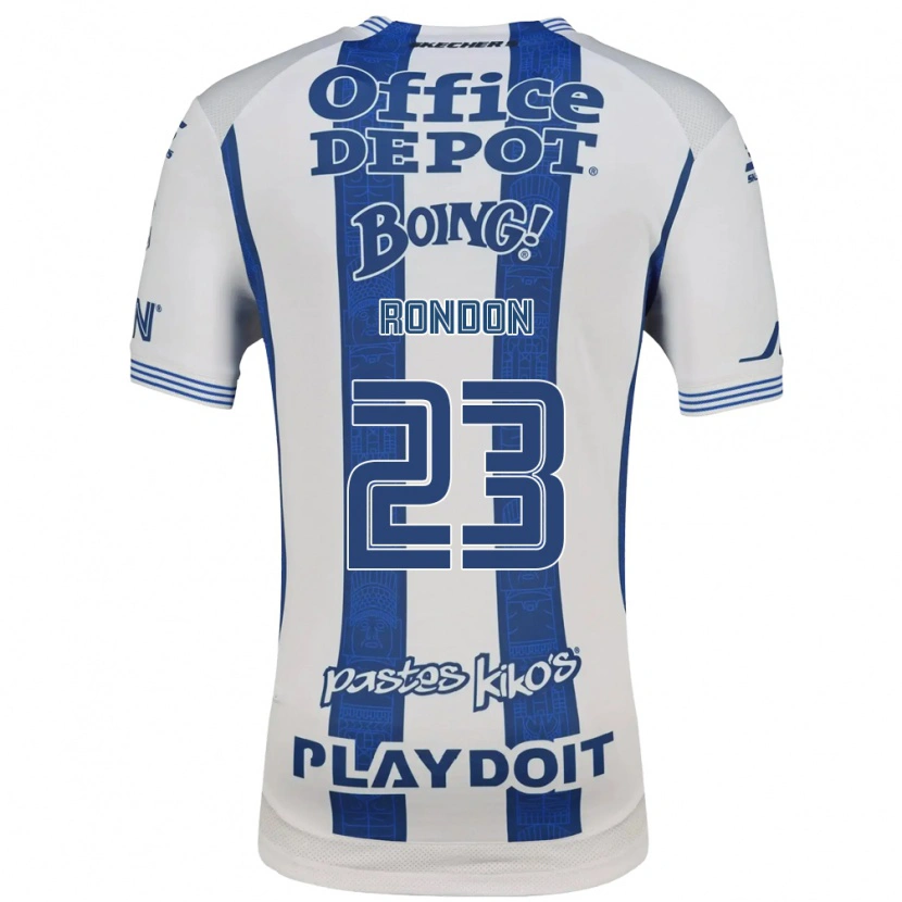 Danxen Bambino Maglia Salomón Rondón #23 Bianco Blu Navy Kit Gara Home 2026/27 Maglietta