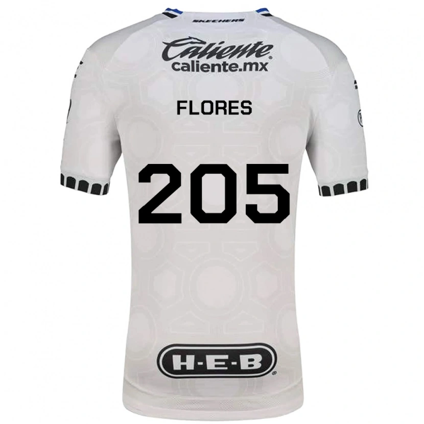 Danxen Bambino Maglia Rolando Flores #205 Bianco Nero Blu Kit Gara Home 2026/27 Maglietta