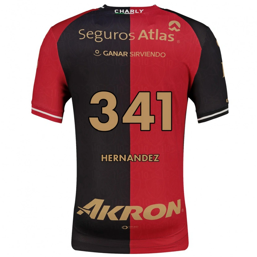Danxen Bambino Maglia Leonardo Hernández #341 Rosso Nero Marrone Kit Gara Home 2026/27 Maglietta