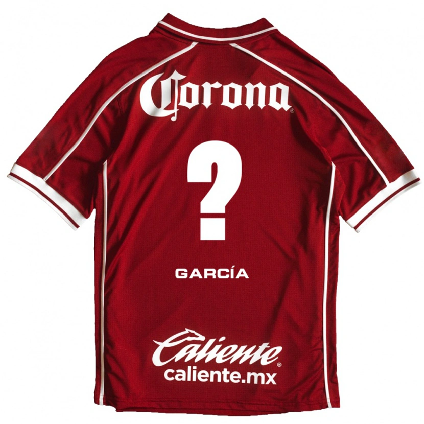 Danxen Bambino Maglia Carlos García #0 Bianco Rosso Kit Gara Home 2026/27 Maglietta