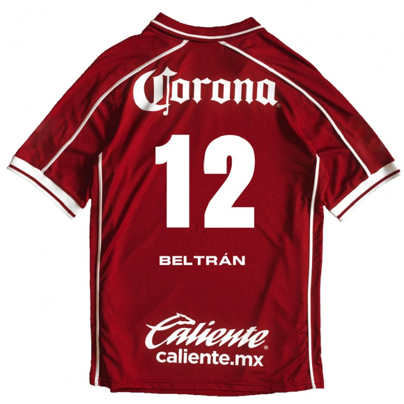 Danxen Bambino Maglia Ronaldo Beltrán #12 Bianco Rosso Kit Gara Home 2026/27 Maglietta