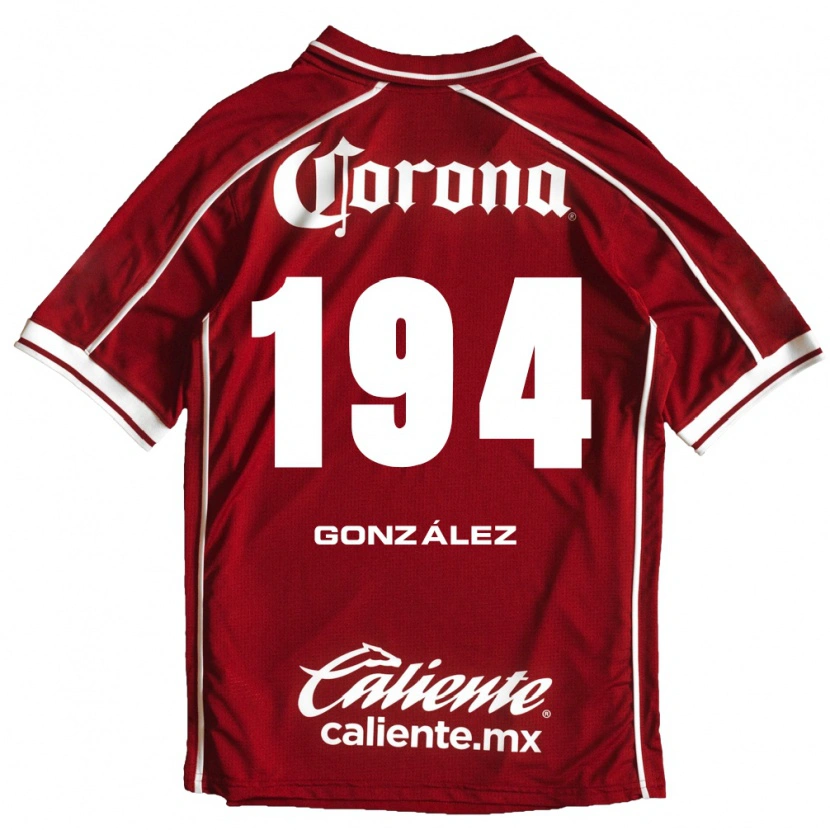 Danxen Bambino Maglia Cristopher González #194 Bianco Rosso Kit Gara Home 2026/27 Maglietta