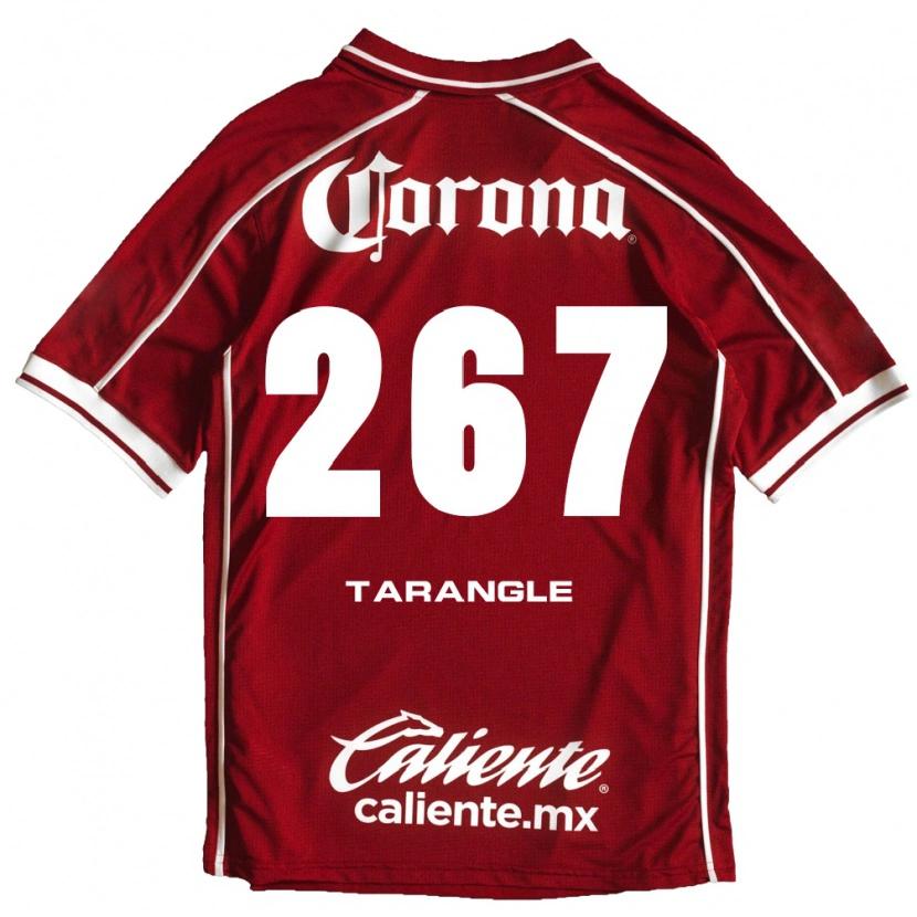 Danxen Bambino Maglia Sebastián Tarangle #267 Bianco Rosso Kit Gara Home 2026/27 Maglietta