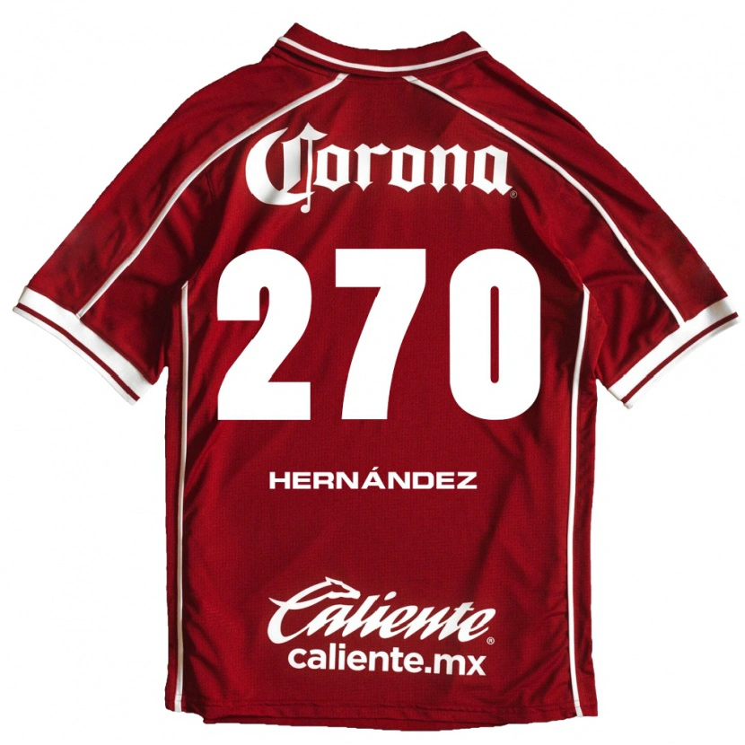 Danxen Bambino Maglia Alberto Hernández #270 Bianco Rosso Kit Gara Home 2026/27 Maglietta