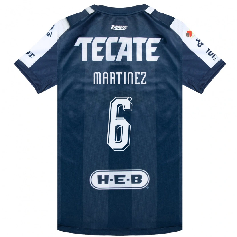 Danxen Bambino Maglia Alejandra Martinez #6 Bluinchiostro Bianco Rosso Kit Gara Home 2026/27 Maglietta
