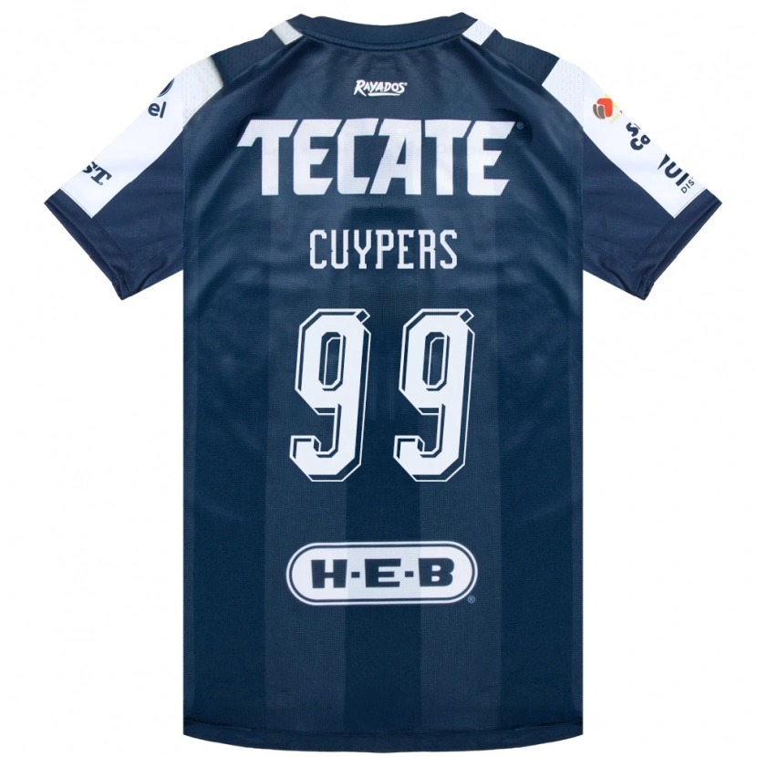 Danxen Bambino Maglia Hugo Cuypers #99 Bluinchiostro Bianco Rosso Kit Gara Home 2026/27 Maglietta
