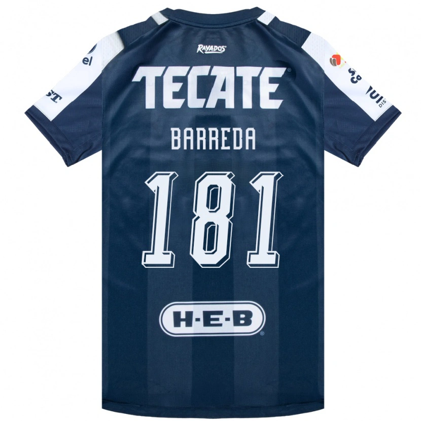 Danxen Bambino Maglia Dimas Barreda #181 Bluinchiostro Bianco Rosso Kit Gara Home 2026/27 Maglietta