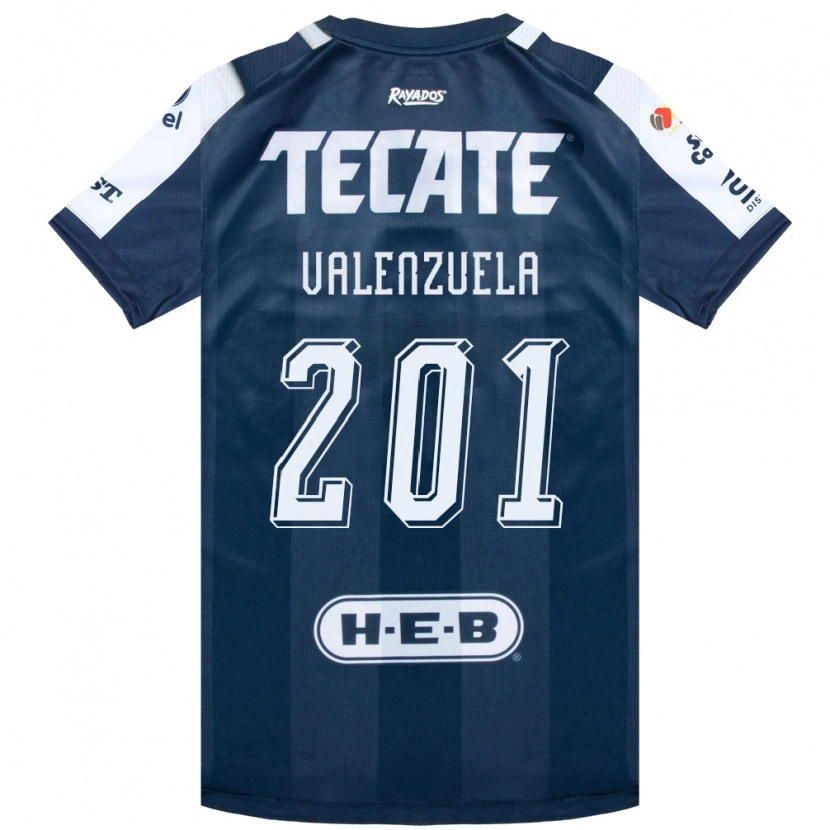 Danxen Bambino Maglia Francisco Valenzuela #201 Bluinchiostro Bianco Rosso Kit Gara Home 2026/27 Maglietta
