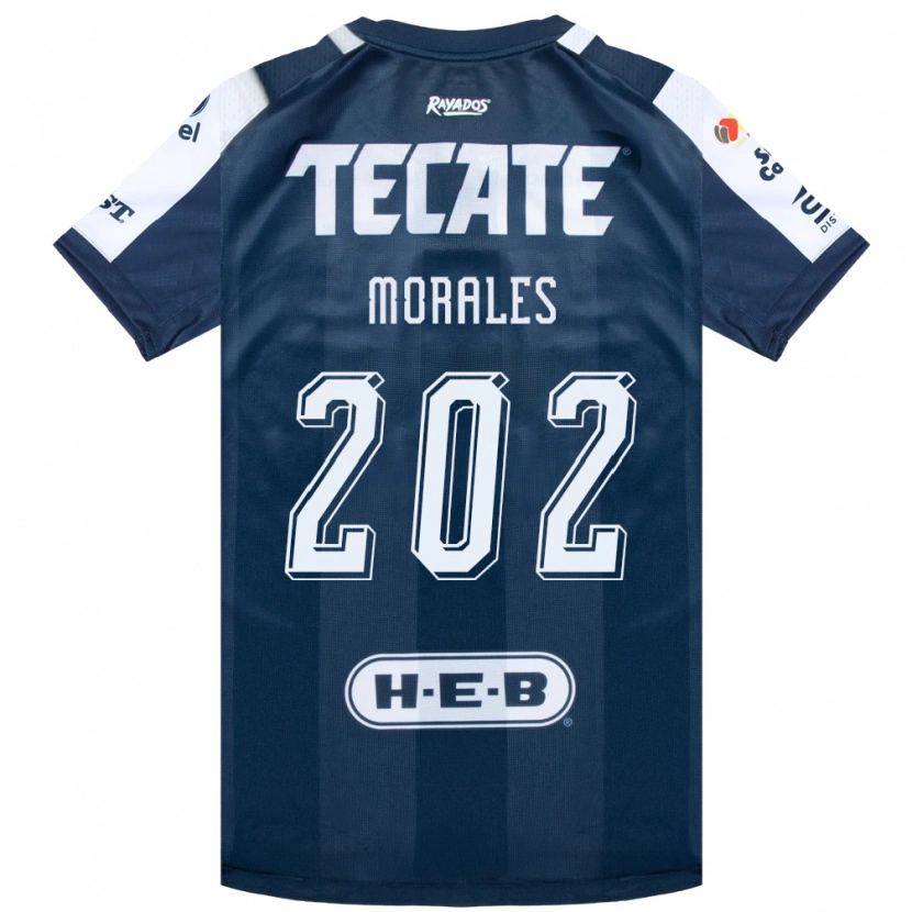 Danxen Bambino Maglia Alejandro Morales #202 Bluinchiostro Bianco Rosso Kit Gara Home 2026/27 Maglietta