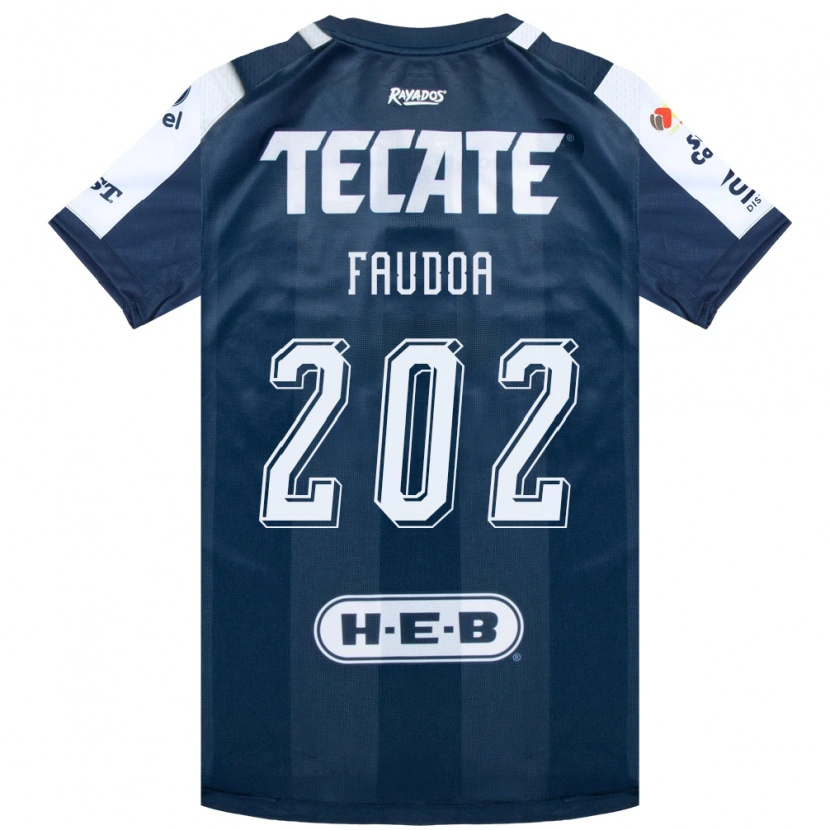Danxen Bambino Maglia Juan Faudoa #202 Bluinchiostro Bianco Rosso Kit Gara Home 2026/27 Maglietta