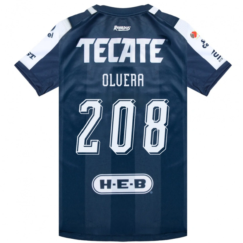 Danxen Bambino Maglia Marcelo Olvera #208 Bluinchiostro Bianco Rosso Kit Gara Home 2026/27 Maglietta