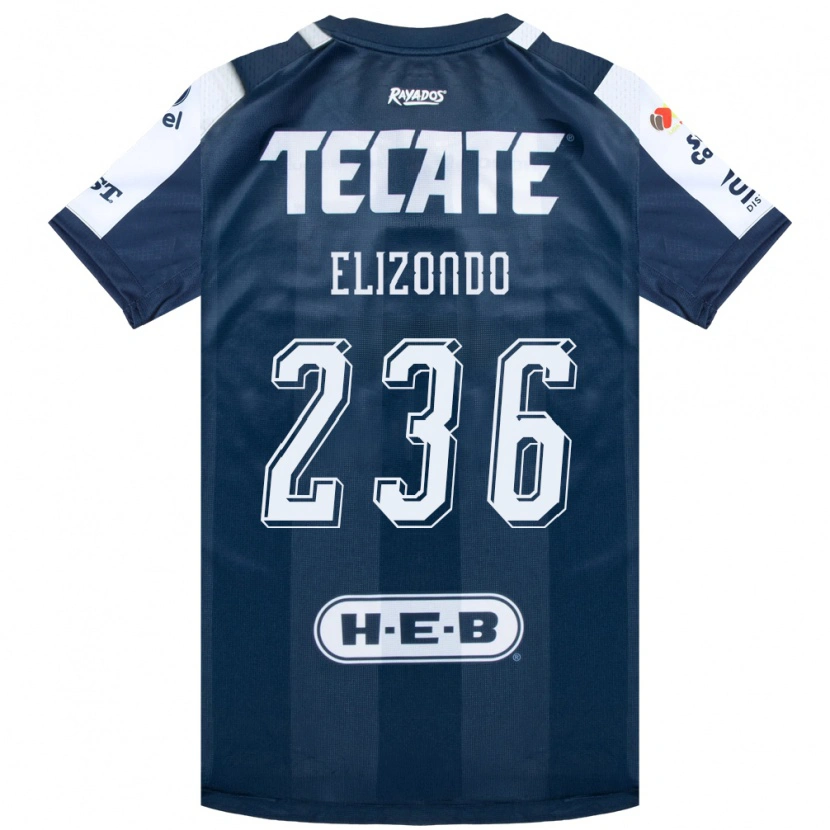 Danxen Bambino Maglia Javier Elizondo #236 Bluinchiostro Bianco Rosso Kit Gara Home 2026/27 Maglietta