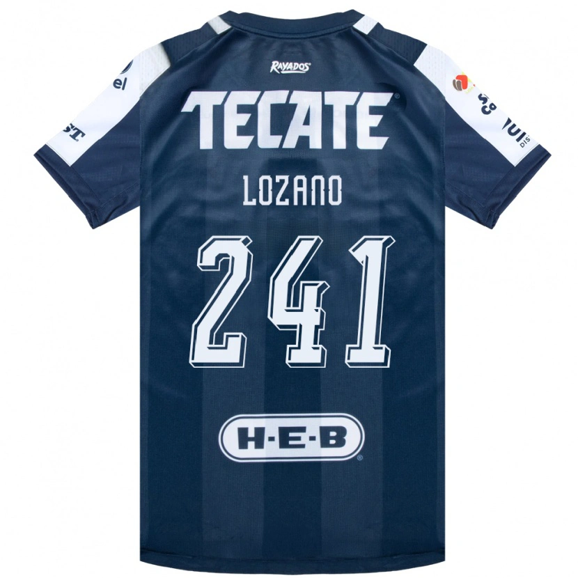 Danxen Bambino Maglia Ronald Lozano #241 Bluinchiostro Bianco Rosso Kit Gara Home 2026/27 Maglietta