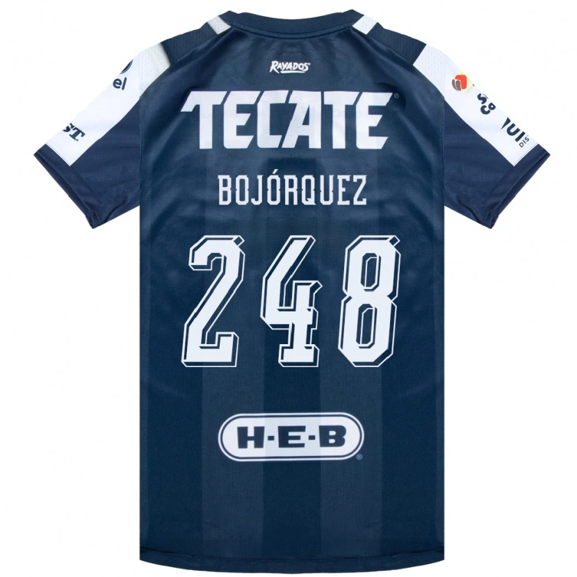 Danxen Bambino Maglia Mauricio Bojórquez #248 Bluinchiostro Bianco Rosso Kit Gara Home 2026/27 Maglietta