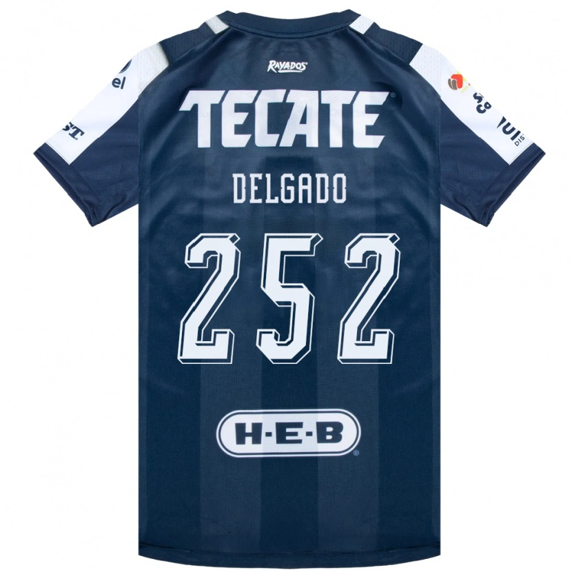 Danxen Bambino Maglia Jorge Delgado #252 Bluinchiostro Bianco Rosso Kit Gara Home 2026/27 Maglietta