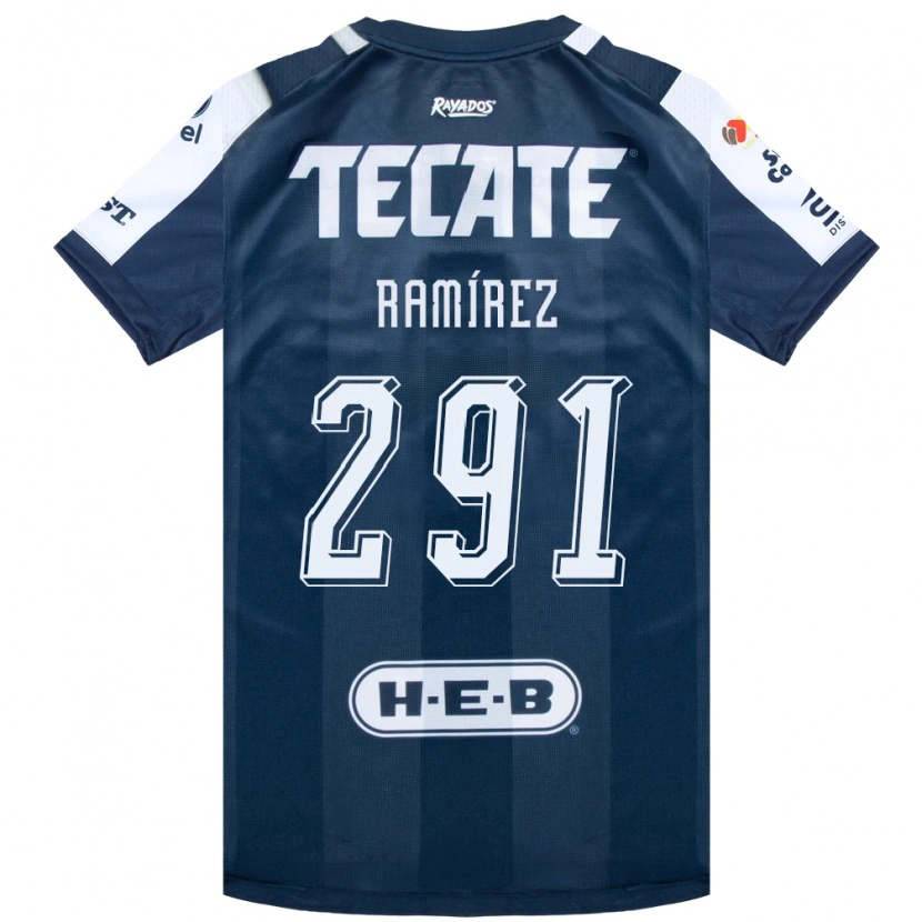Danxen Bambino Maglia Fabián Ramírez #291 Bluinchiostro Bianco Rosso Kit Gara Home 2026/27 Maglietta