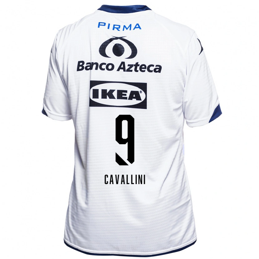 Danxen Bambino Maglia Lucas Cavallini #9 Bianco Nero Blu Kit Gara Home 2026/27 Maglietta
