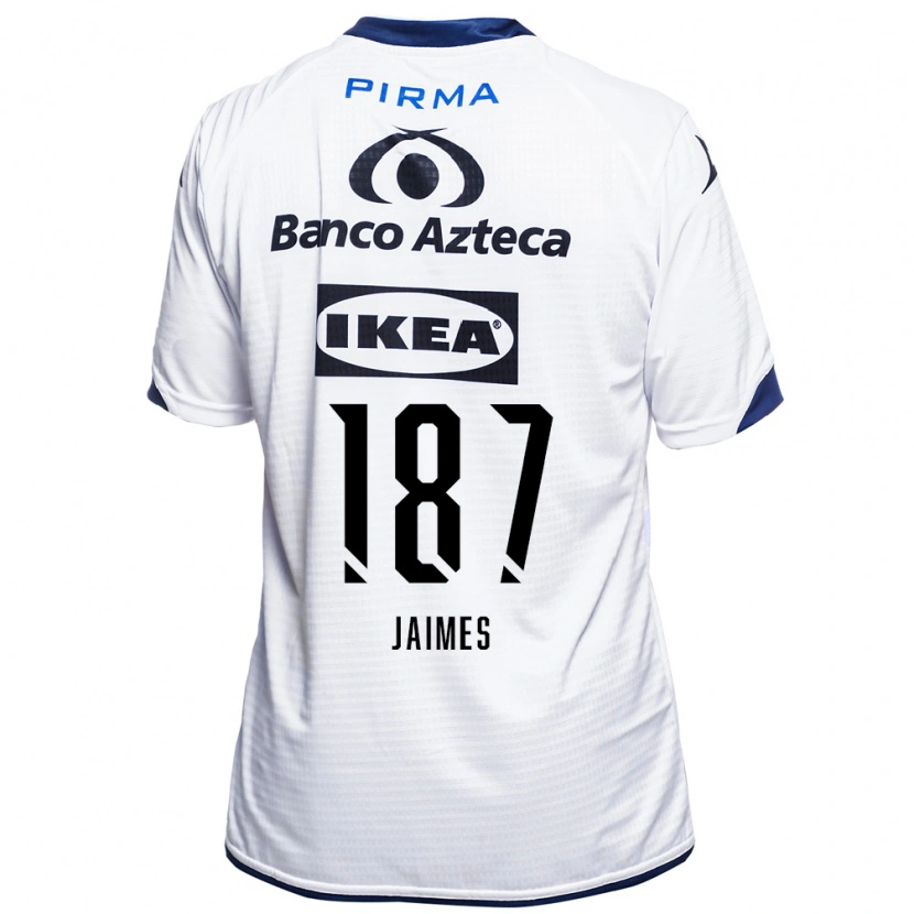 Danxen Bambino Maglia Tristhan Jaimes #187 Bianco Nero Blu Kit Gara Home 2026/27 Maglietta