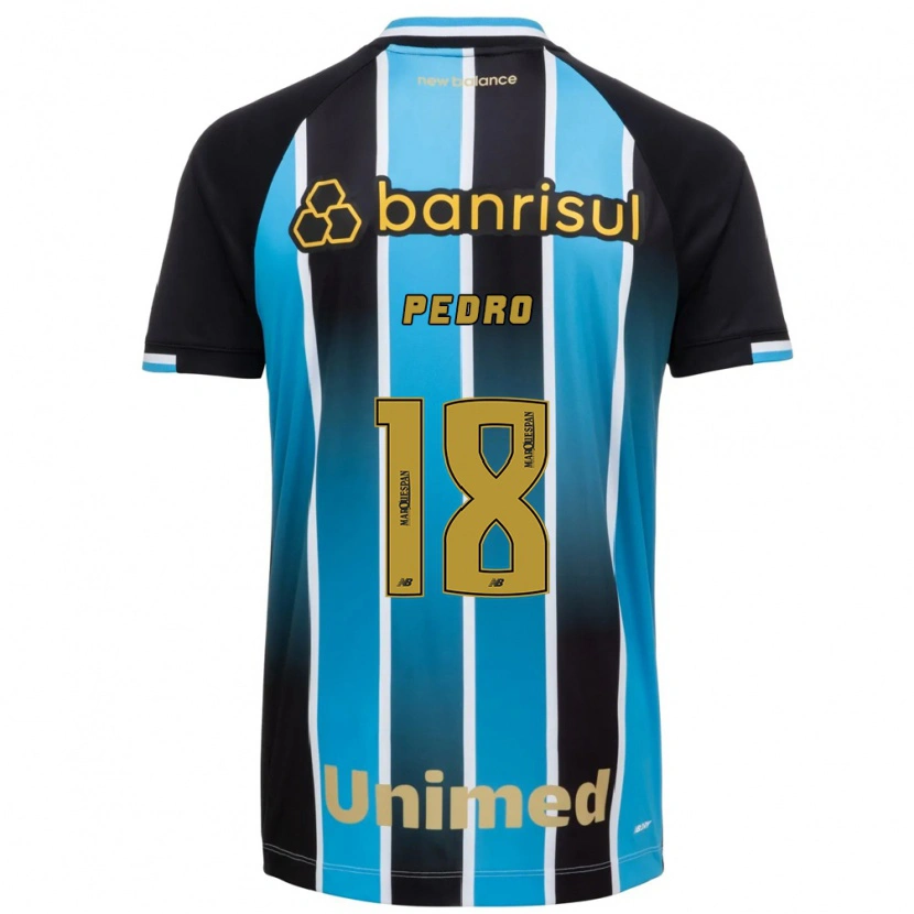 Danxen Bambino Maglia João Pedro #18 Blu Marrone Nero Kit Gara Home 2026/27 Maglietta