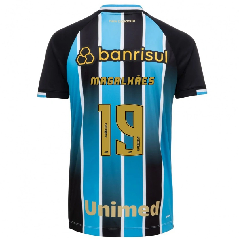 Danxen Bambino Maglia Fellipe Magalhães #19 Blu Marrone Nero Kit Gara Home 2026/27 Maglietta