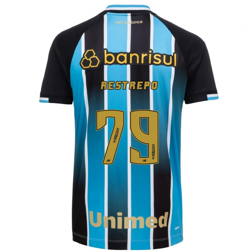 Danxen Bambino Maglia Kelly Restrepo #79 Blu Marrone Nero Kit Gara Home 2026/27 Maglietta