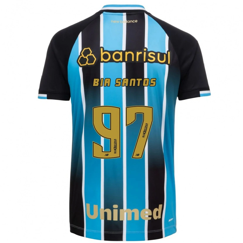 Danxen Bambino Maglia Bia Santos #97 Blu Marrone Nero Kit Gara Home 2026/27 Maglietta