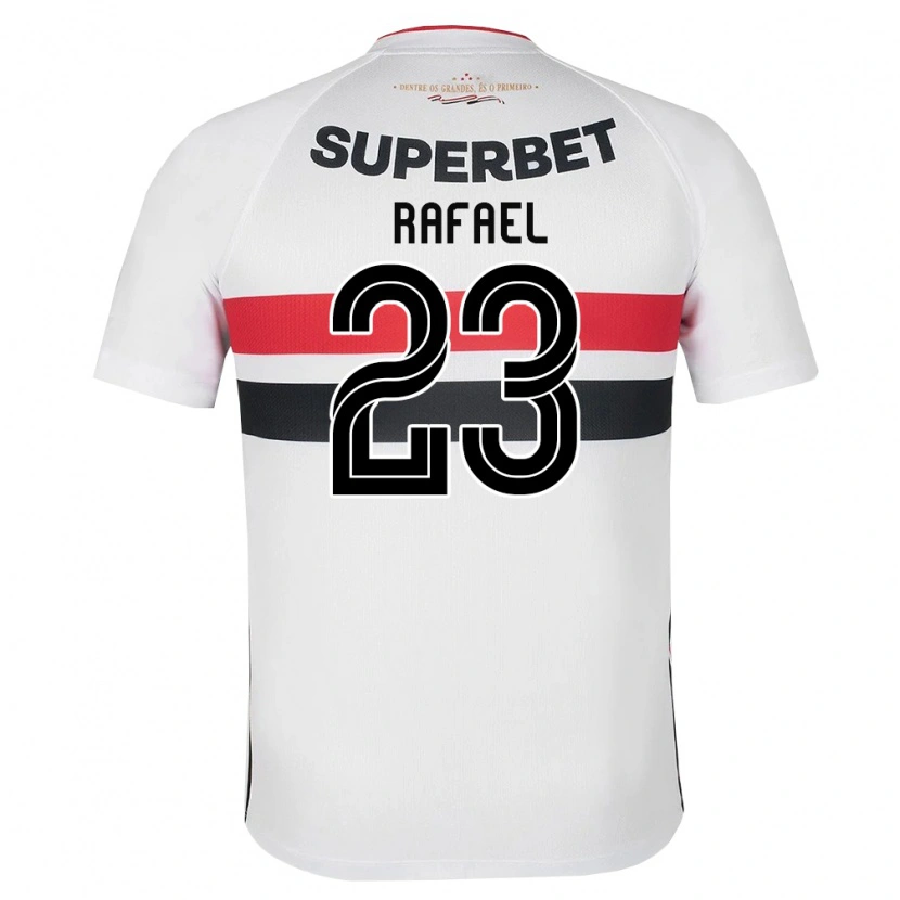 Danxen Bambino Maglia Rafael Pires Monteiro #23 Bianco Rosso Nero Kit Gara Home 2026/27 Maglietta