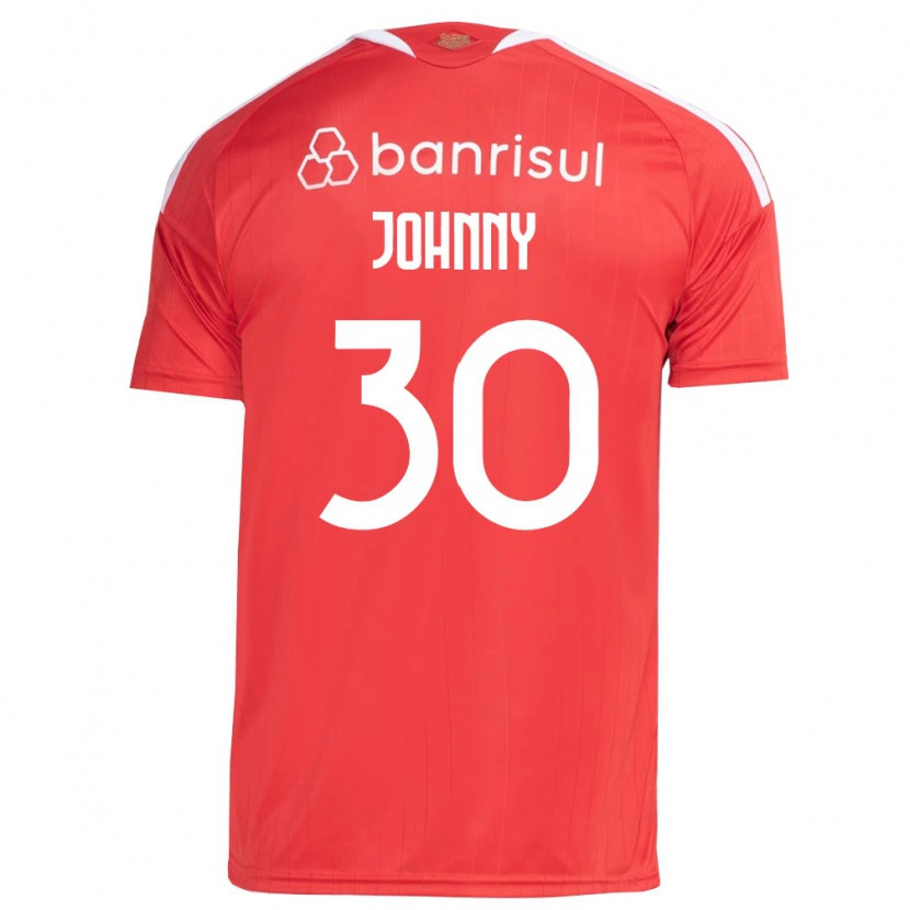 Danxen Bambino Maglia Johnny #30 Rosso Bianco Kit Gara Home 2026/27 Maglietta