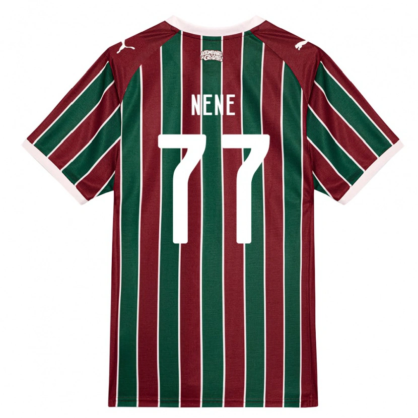 Danxen Bambino Maglia Nene #77 Verde Borgogna Bianco Kit Gara Home 2026/27 Maglietta