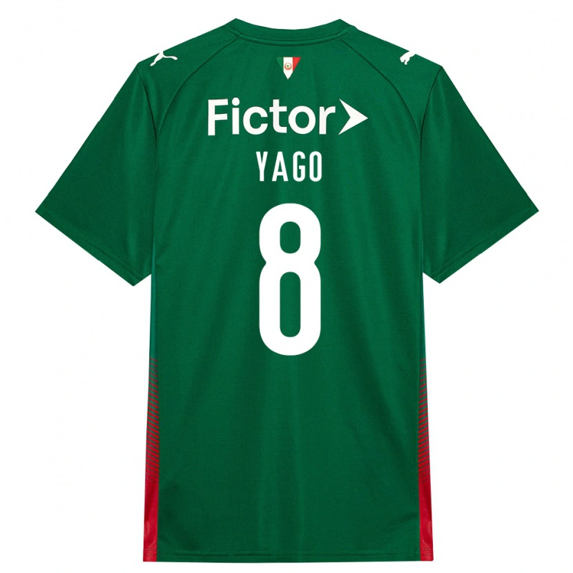 Danxen Bambino Maglia Ruan Yago #8 Verde Rosso Bianco Kit Gara Home 2026/27 Maglietta
