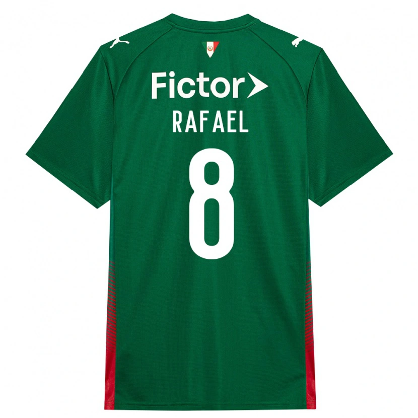 Danxen Bambino Maglia Ze Rafael #8 Verde Rosso Bianco Kit Gara Home 2026/27 Maglietta
