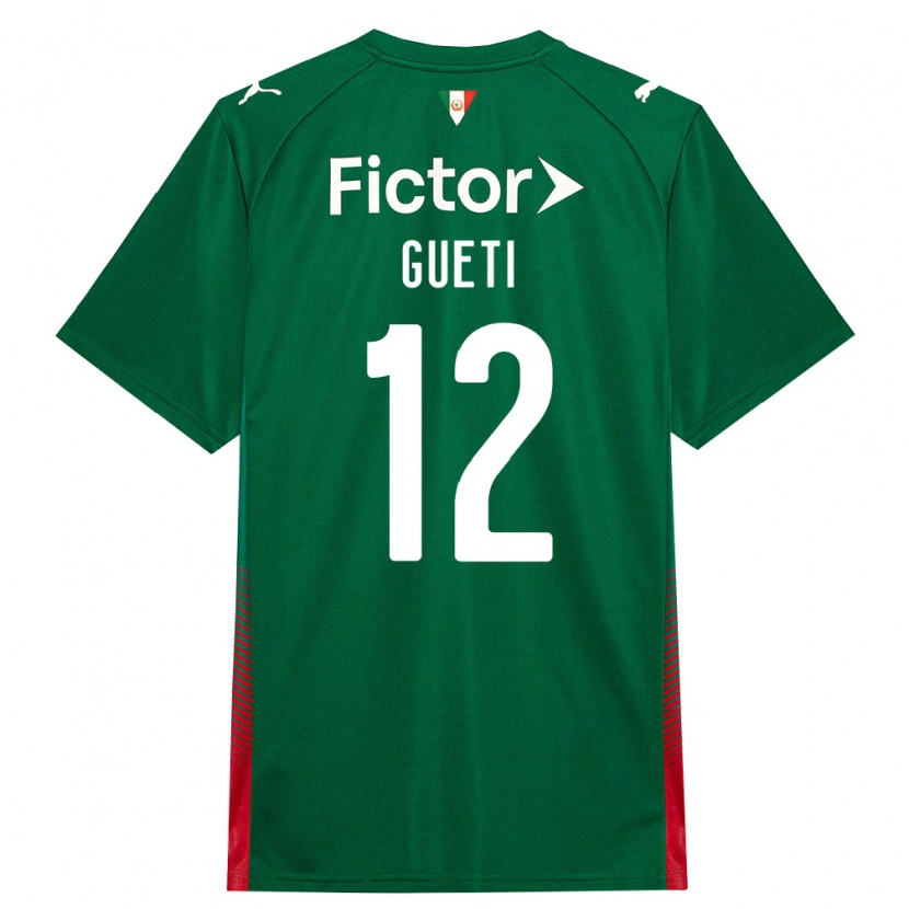 Danxen Bambino Maglia Rodrigo Gueti #12 Verde Rosso Bianco Kit Gara Home 2026/27 Maglietta