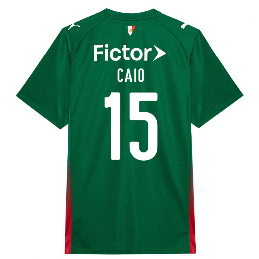 Danxen Bambino Maglia Caio Matheus De Alcântara Lima #15 Verde Rosso Bianco Kit Gara Home 2026/27 Maglietta