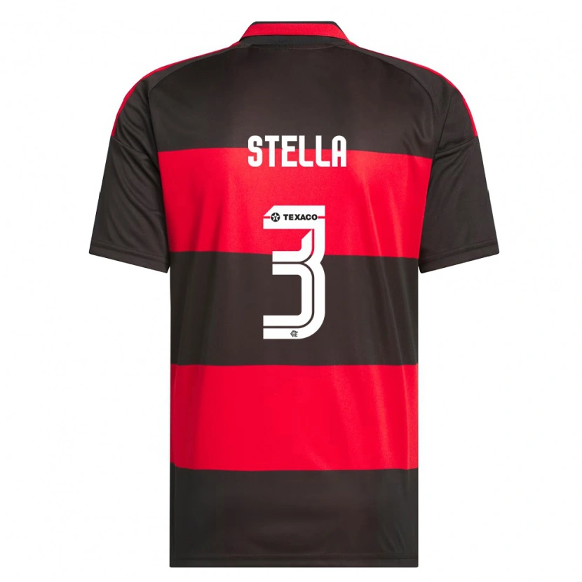 Danxen Bambino Maglia Stella #3 Rosso Nero Bianco Kit Gara Home 2026/27 Maglietta