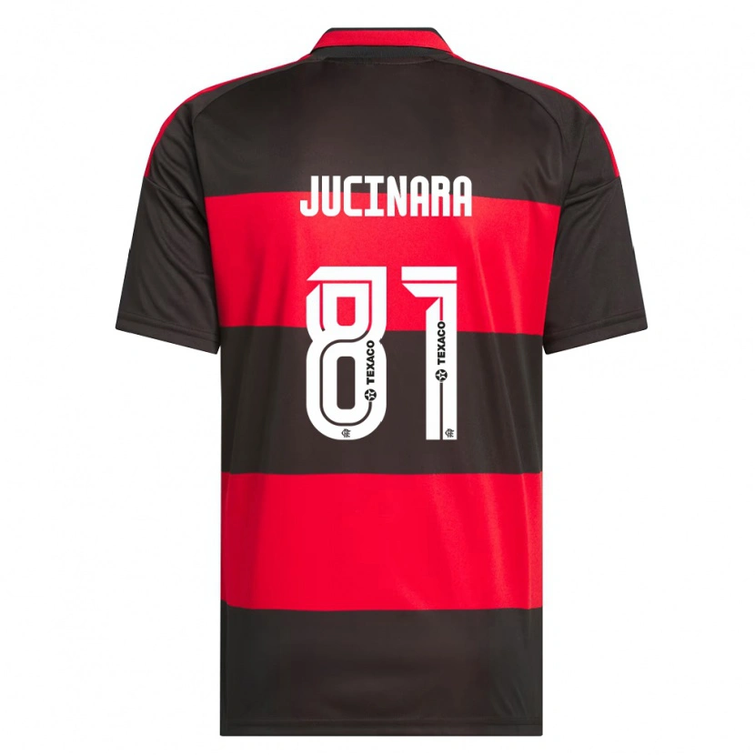 Danxen Bambino Maglia Jucinara #81 Rosso Nero Bianco Kit Gara Home 2026/27 Maglietta
