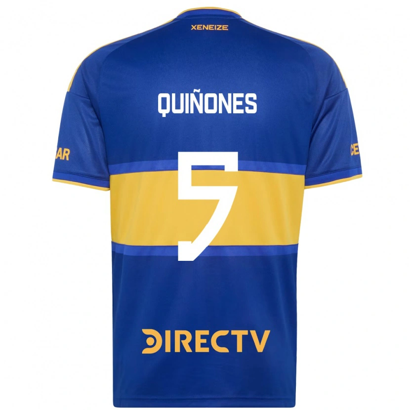 Danxen Bambino Maglia Florencia Quiñones #5 Blu Reale Giallo Kit Gara Home 2026/27 Maglietta