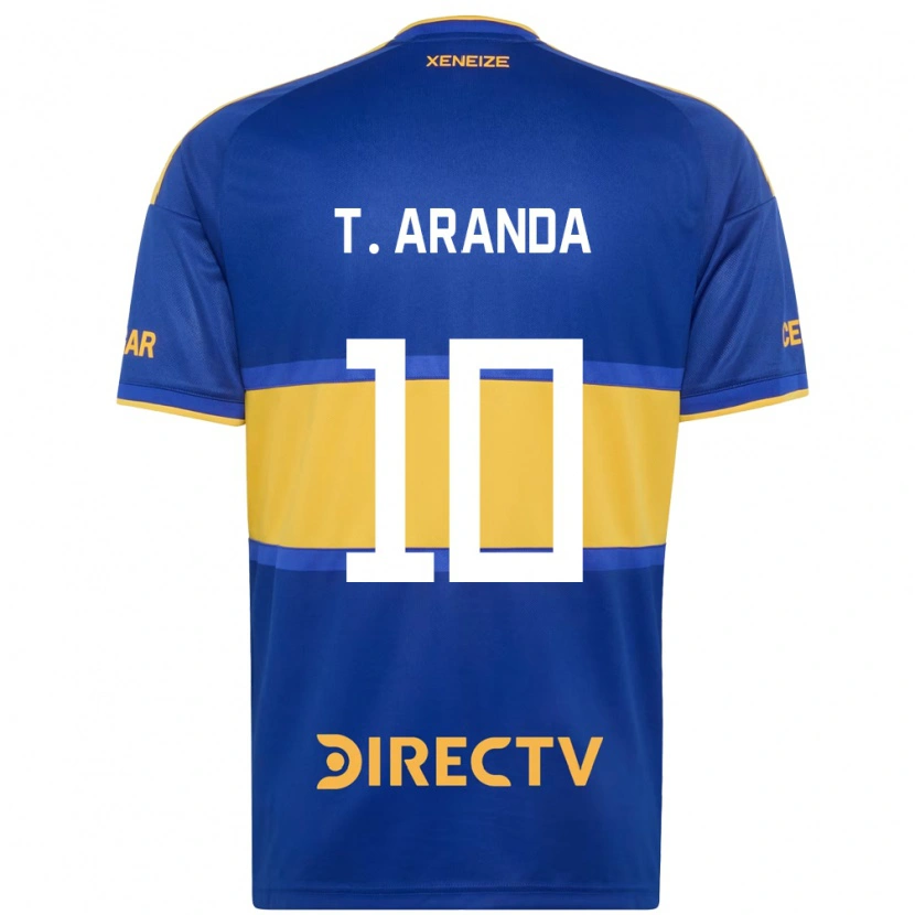 Danxen Bambino Maglia Tomás Aranda #10 Blu Reale Giallo Kit Gara Home 2026/27 Maglietta