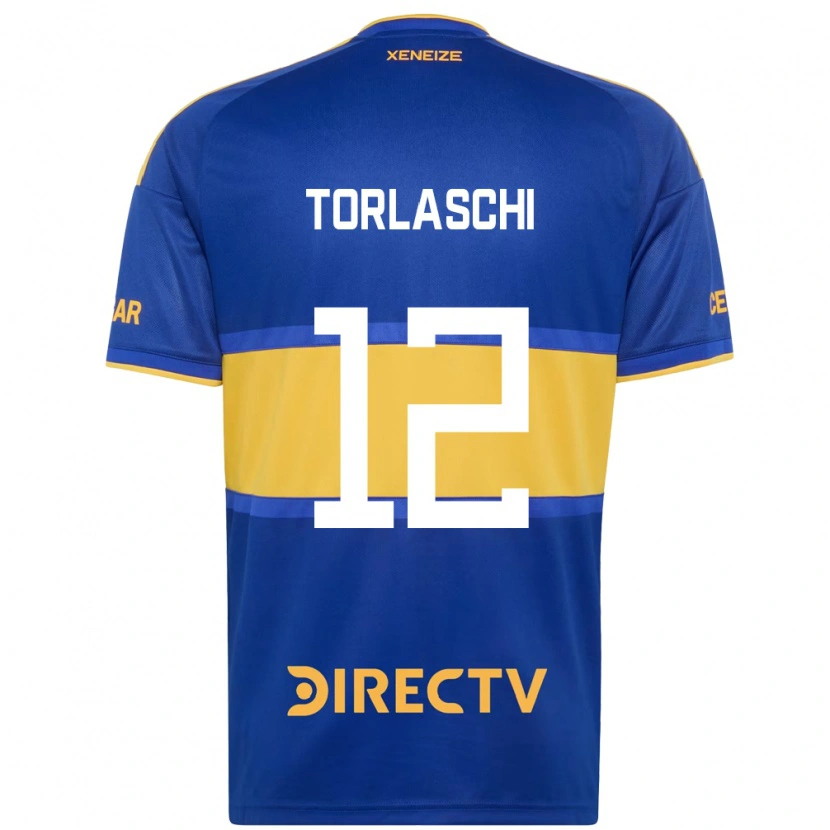 Danxen Bambino Maglia Lucas Torlaschi #12 Blu Reale Giallo Kit Gara Home 2026/27 Maglietta