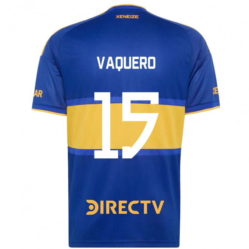 Danxen Bambino Maglia Ivan Vaquero #15 Blu Reale Giallo Kit Gara Home 2026/27 Maglietta