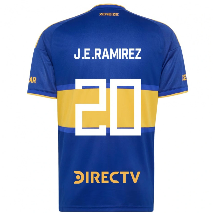Danxen Bambino Maglia Juan Edgardo Ramirez #20 Blu Reale Giallo Kit Gara Home 2026/27 Maglietta