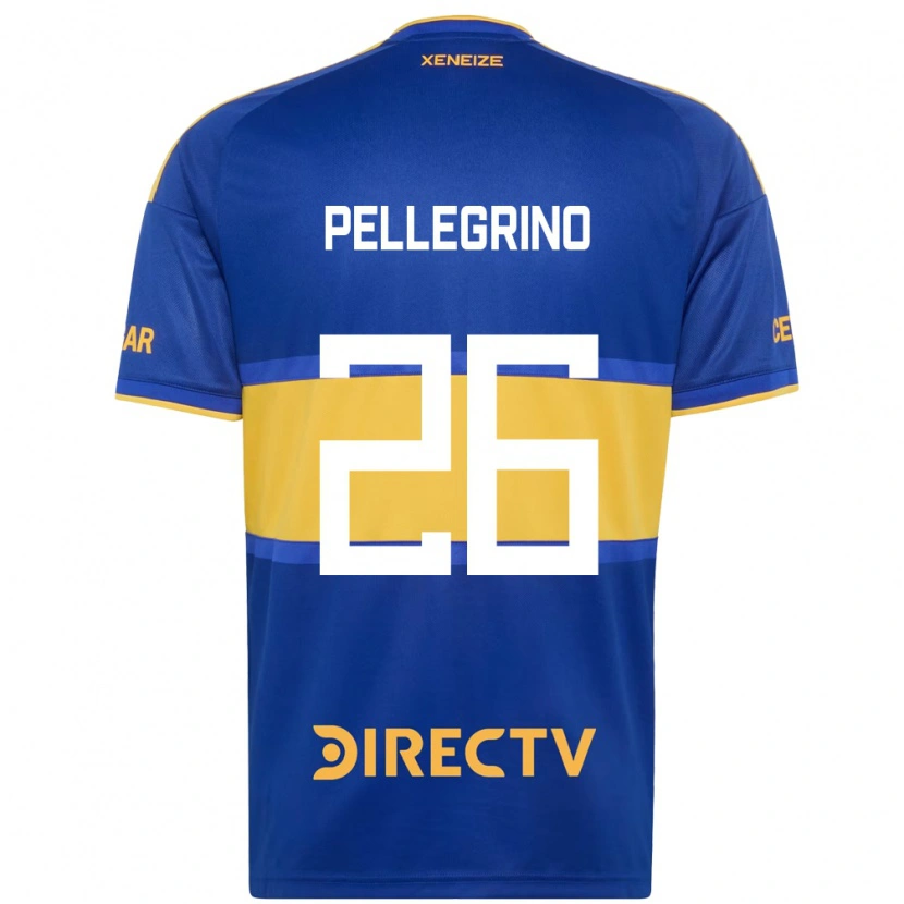 Danxen Bambino Maglia Marco Pellegrino #26 Blu Reale Giallo Kit Gara Home 2026/27 Maglietta