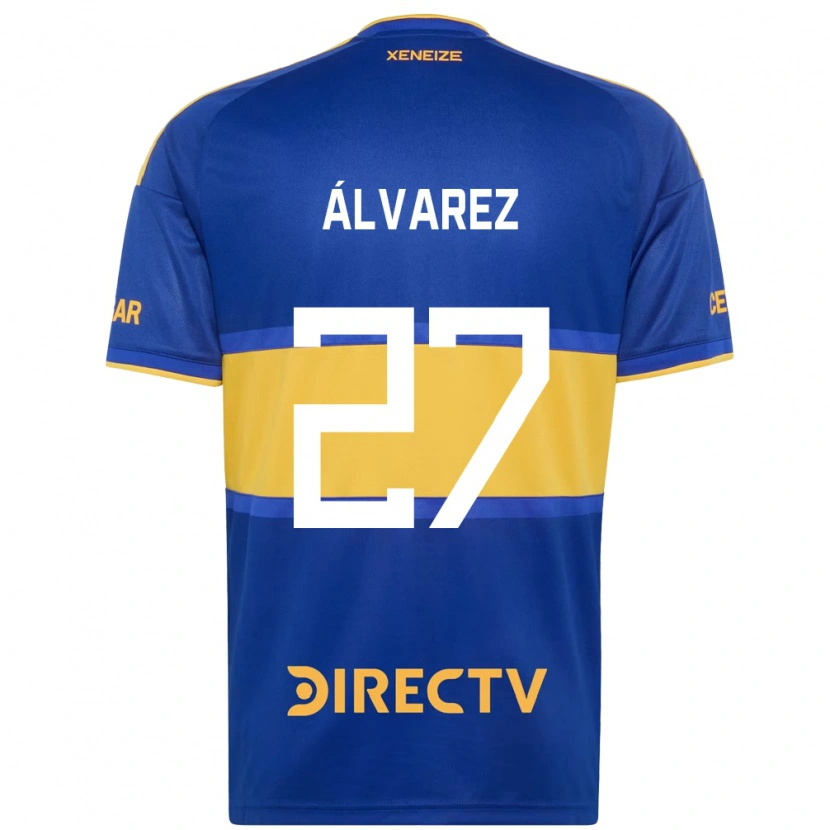 Danxen Bambino Maglia Violeta Álvarez #27 Blu Reale Giallo Kit Gara Home 2026/27 Maglietta