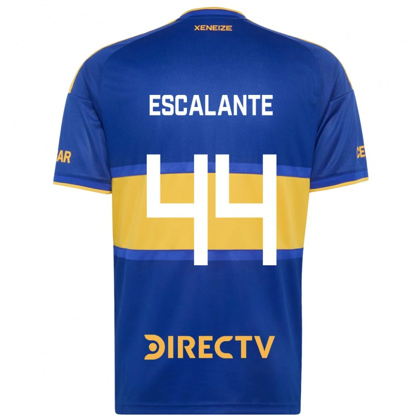 Danxen Bambino Maglia Israel Escalante #44 Blu Reale Giallo Kit Gara Home 2026/27 Maglietta