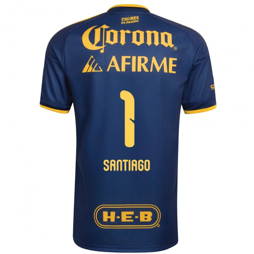 Danxen Bambino Maglia Cecilia Santiago #1 Blu Reale Giallo Kit Gara Away 2026/27 Maglietta