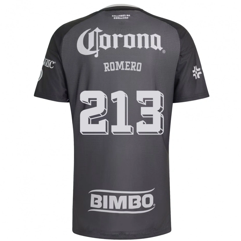 Danxen Bambino Maglia Axel Romero #213 Grigio Bianco Nero Kit Gara Away 2026/27 Maglietta