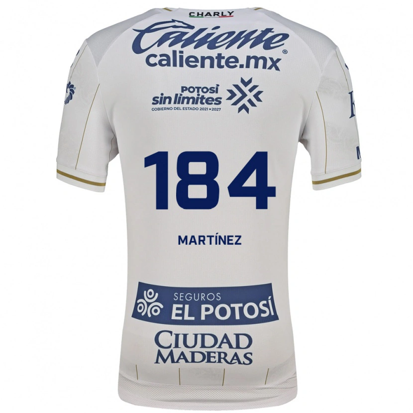 Danxen Bambino Maglia Braulio Martínez #184 Bianco Blu Kit Gara Away 2026/27 Maglietta