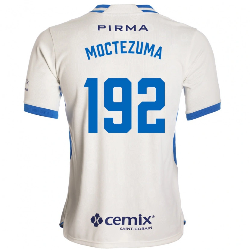Danxen Bambino Maglia Brayan Moctezuma #192 Bianco Blu Rosso Kit Gara Away 2026/27 Maglietta