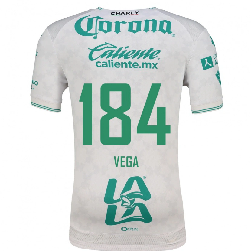Danxen Bambino Maglia Luis Vega #184 Verde Chiaro Bianco Kit Gara Away 2026/27 Maglietta